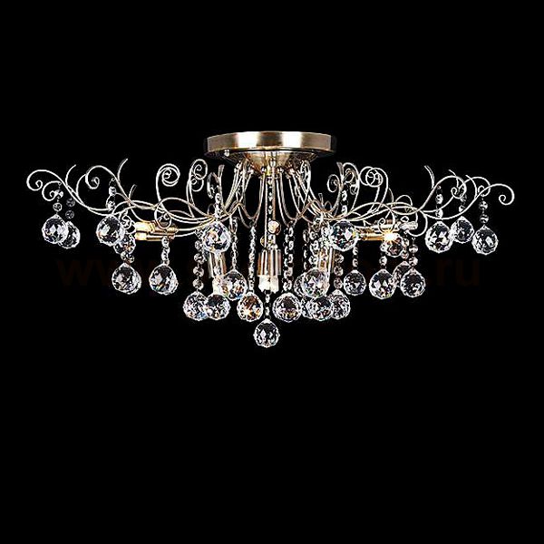 Люстра хрустальная Eurosvet 10042/12 античная бронза