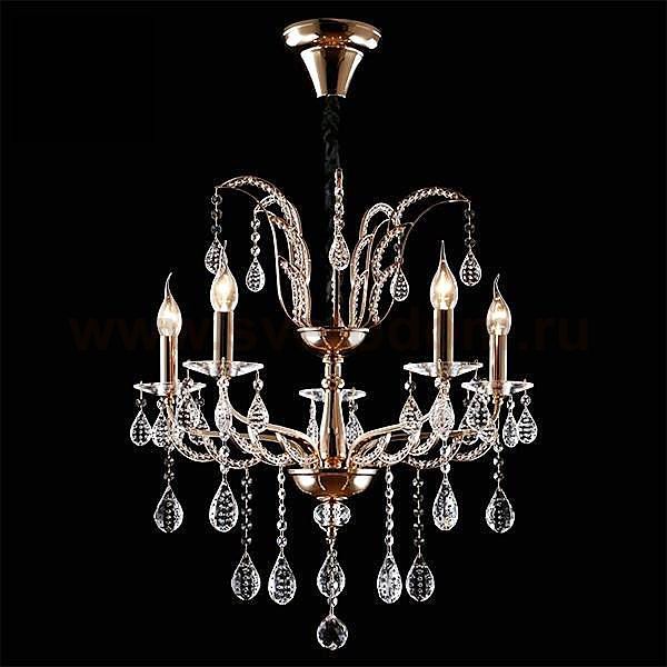 Eurosvet 10047/5 золото/прозрачный хрусталь