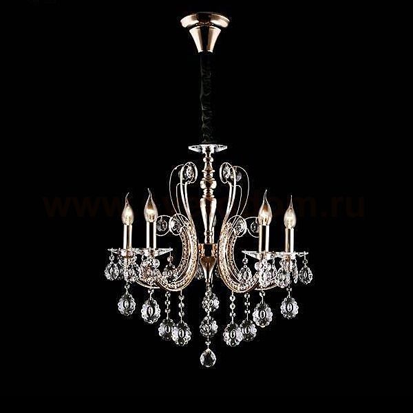 Eurosvet 10048/5 золото/прозрачный хрусталь