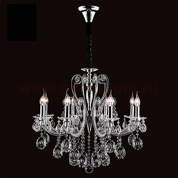 Eurosvet 10048/8 хром/прозрачный хрусталь