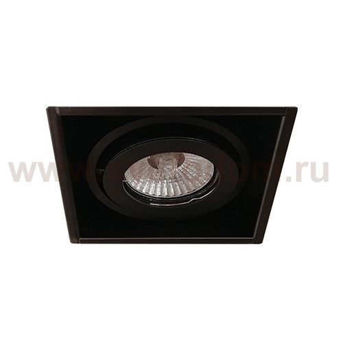 100511 black светильник встраиваемый Italline