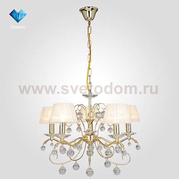 Люстра Eurosvet 10058/5 золото Strotskis