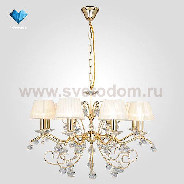 Люстра Eurosvet 10058/8 золото Strotskis