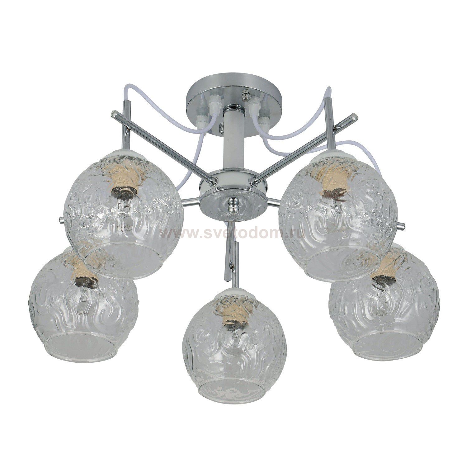 Люстра классическая 10058/5CR+WT CL Экономсвет