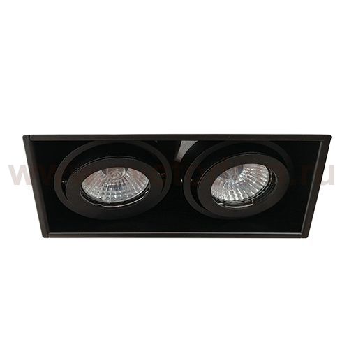 100621 black светильник встраиваемый Italline