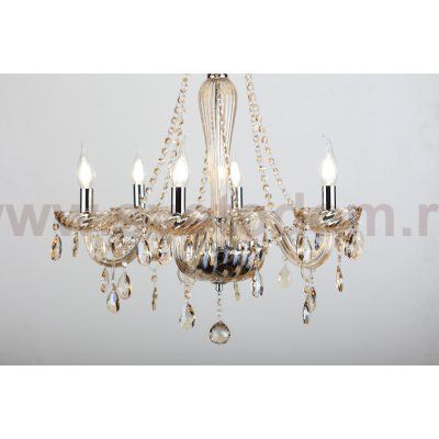 Люстра Rivoli Giocoso 1007-206 6 x E14 40 Вт хрусталь классика