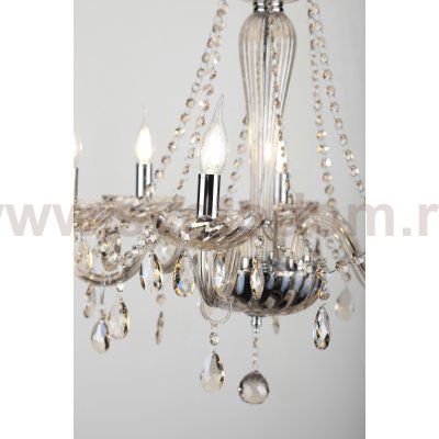 Люстра Rivoli Giocoso 1007-206 6 x E14 40 Вт хрусталь классика
