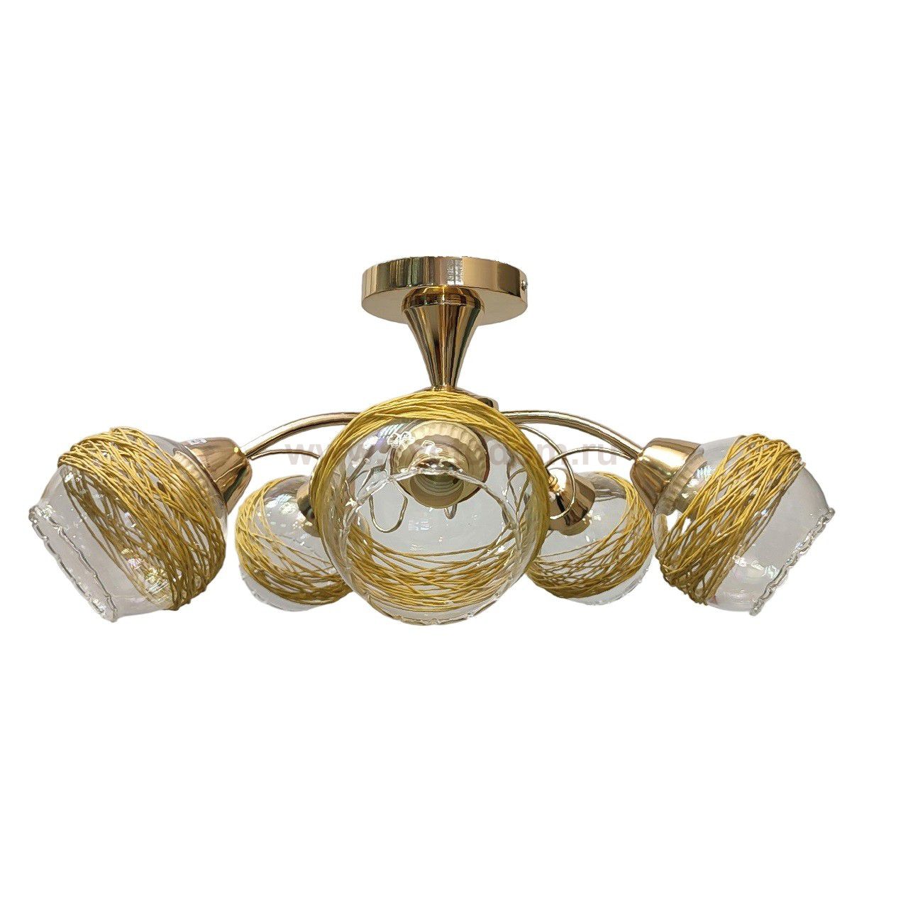 Люстра классическая 10072/5FGD CL+BR Экономсвет