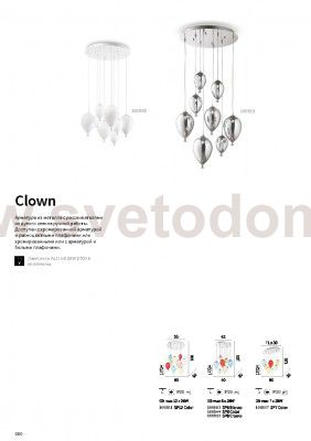 Ideal Lux CLOWN SP8 BIANCO
