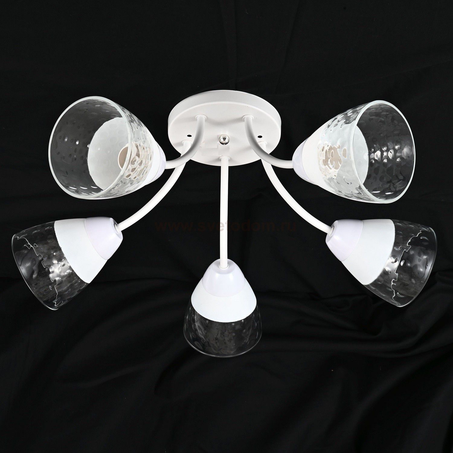 Люстра классическая 10088/5WT WT+CL ЭкономСвет