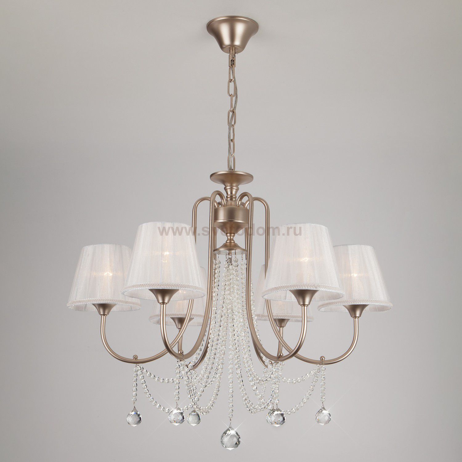 Светильник Eurosvet 10088/6 перламутровое золото Strotskis