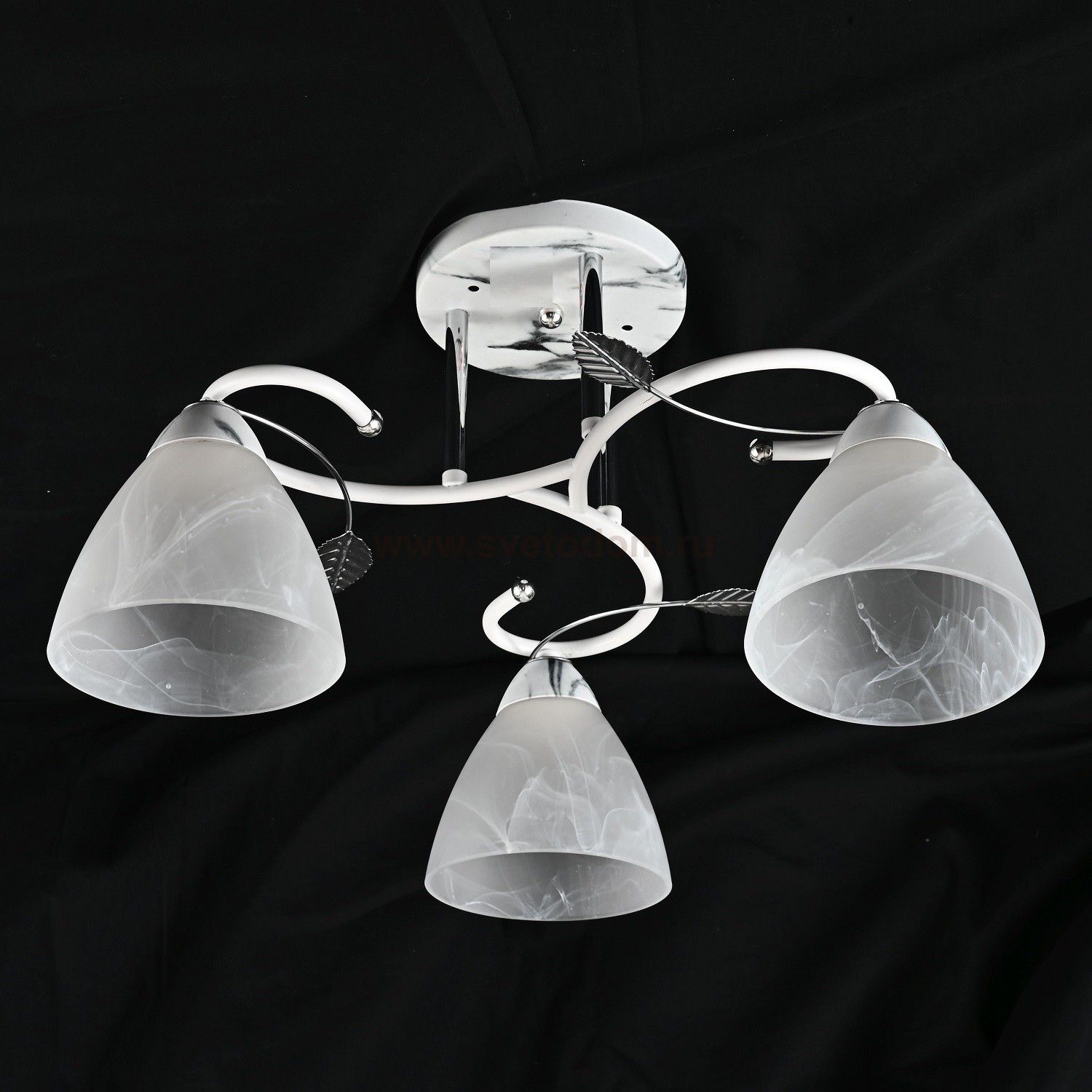 Люстра классическая 10093/3MR+WT+CR WT ЭкономСвет