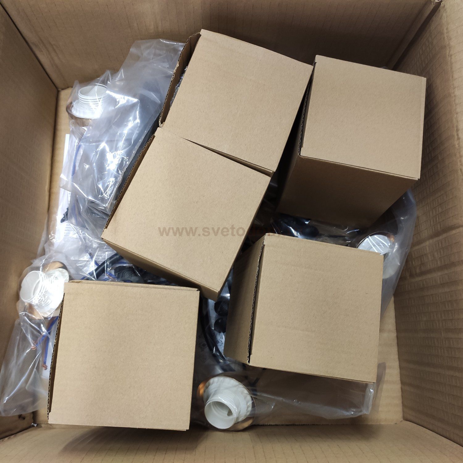 Потолочный светильник 10100/5BK AMB Экономсвет