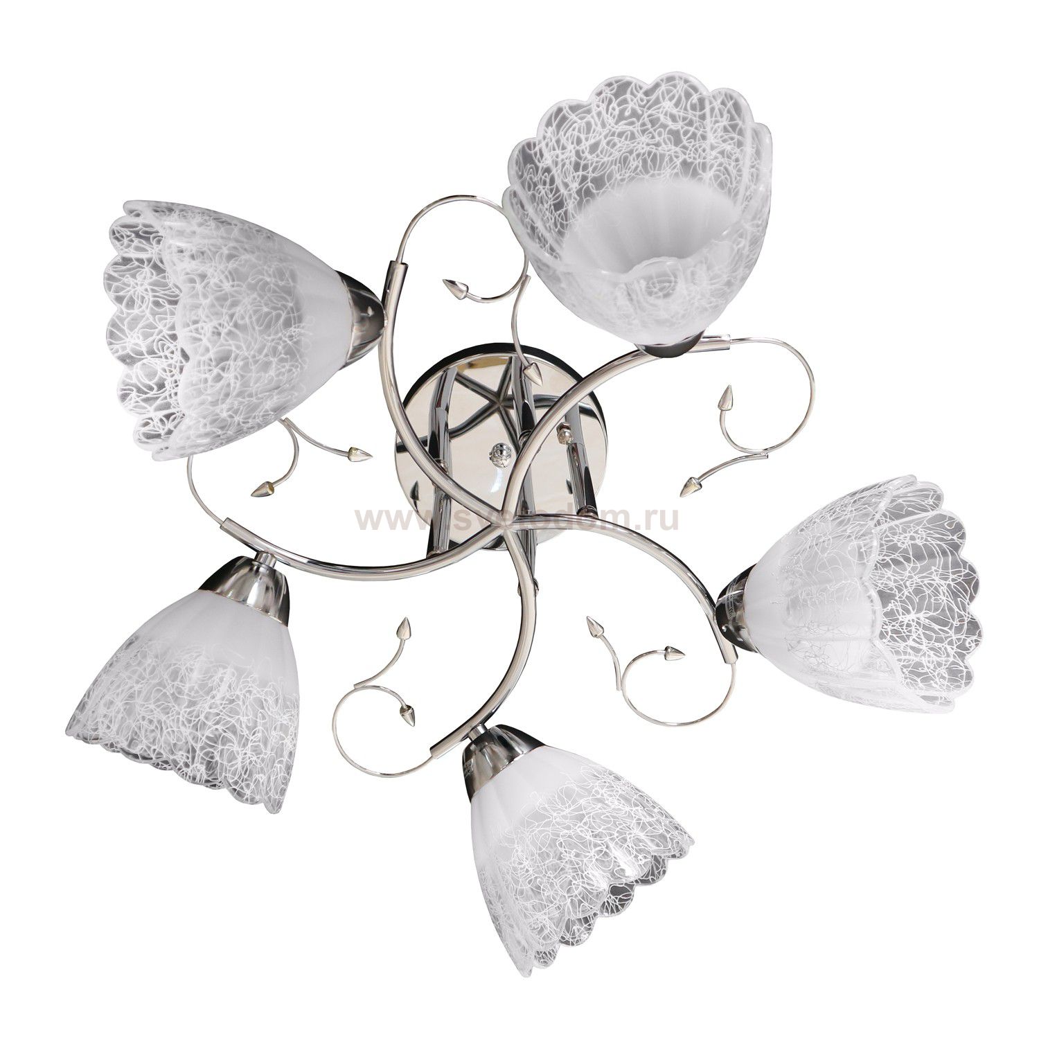 Потолочный светильник 10107/5CR WT Экономсвет