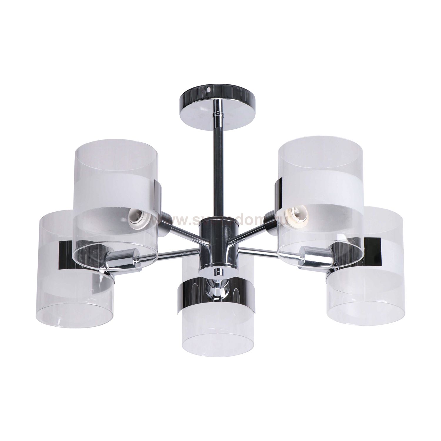 Светильник ЭкономСвет 10108/5CR WT