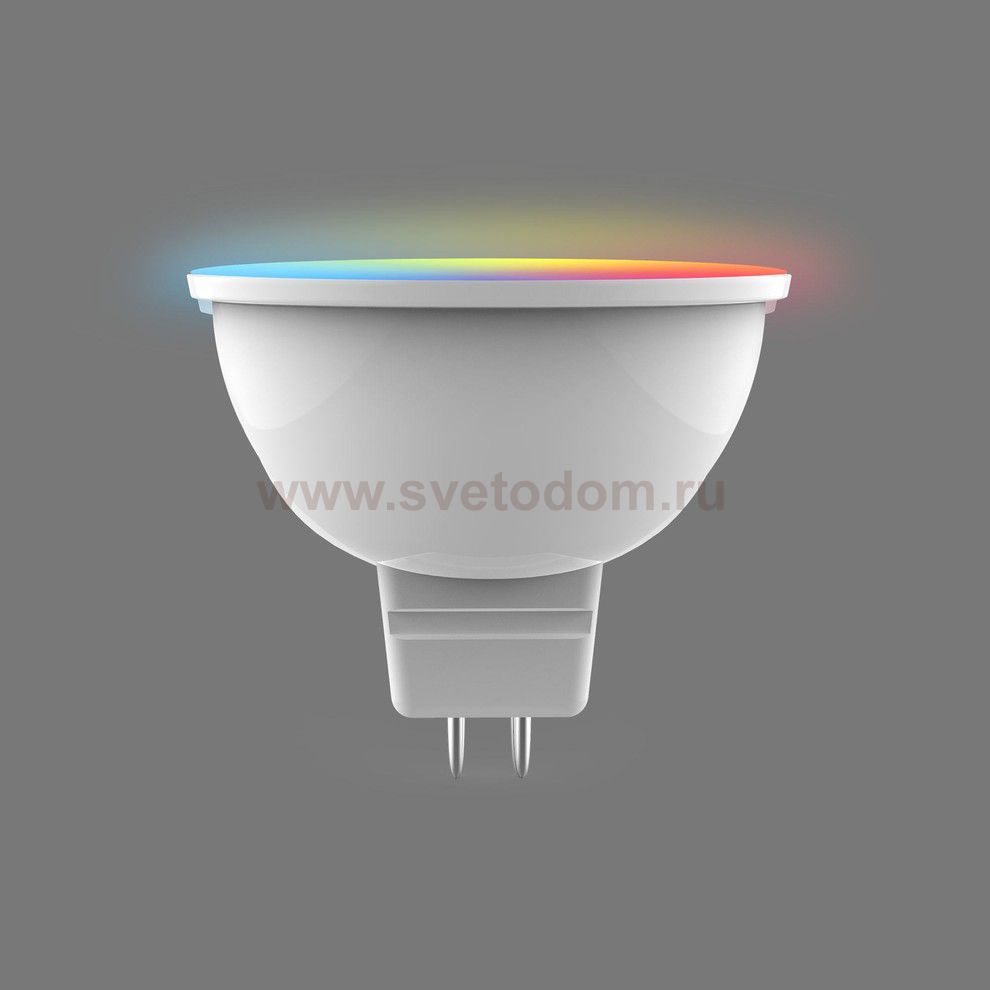 Лампа Gauss MR16 6W GU5.3 RGBW+димирование LED (101105406)