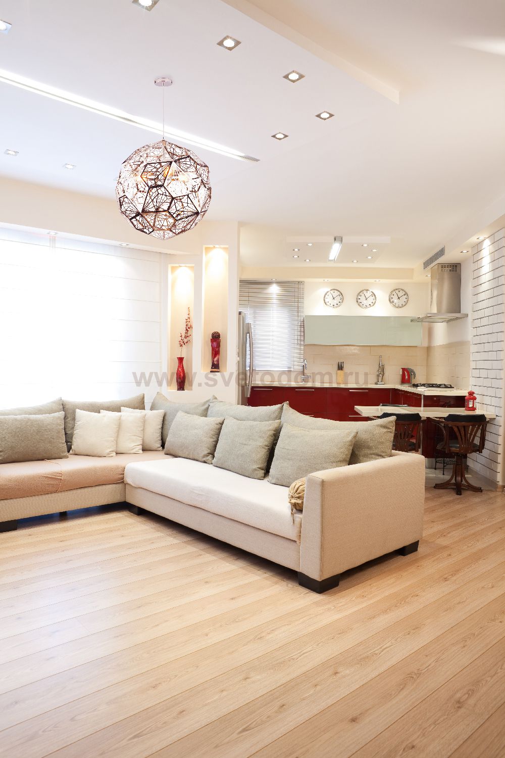 Светильник шар металлический Divinare 1011/02 SP-3 Mosaico