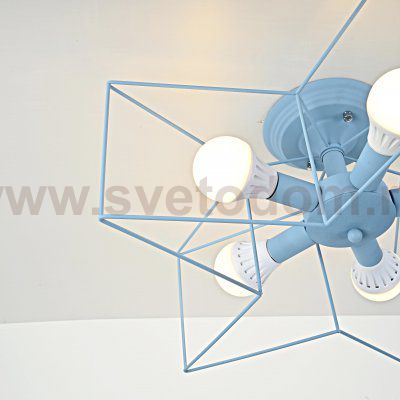 Потолочная люстра ASTERI Blue ImperiumLoft 101313-26