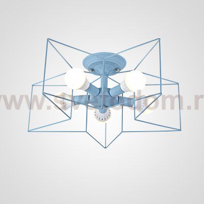 Потолочная люстра ASTERI Blue ImperiumLoft 101313-26