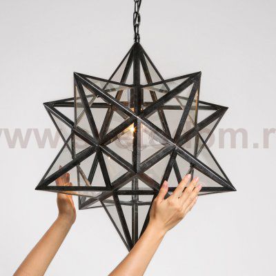 Люстра Black Star Clear Glass 50 см ImperiumLoft 101314-26