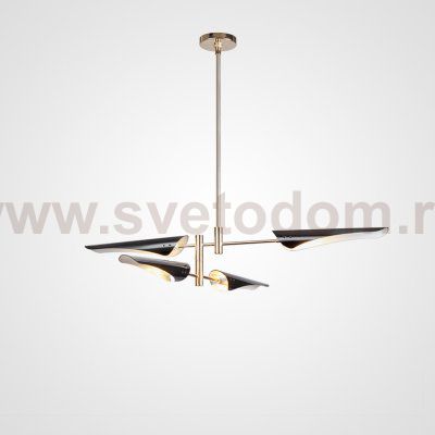 Люстра Cross cable no 407 D125 4 lights Black ImperiumLoft 101347-26