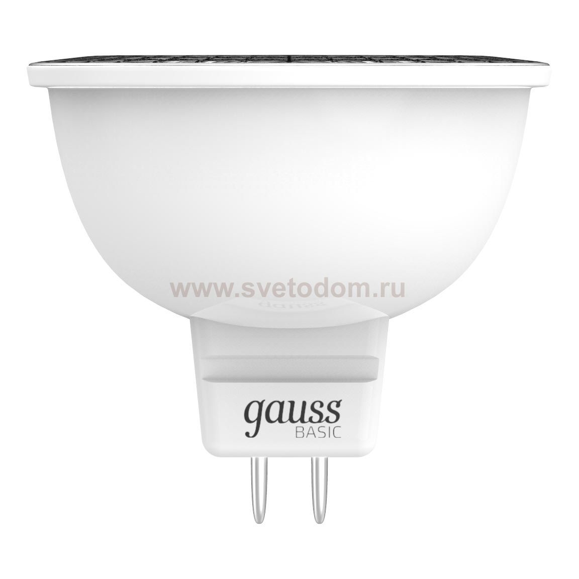 Лампа Gauss Basic MR16 6,5W 470lm 3000K GU5.3 LED (1013517)