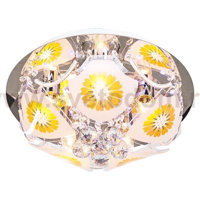 Люстра круглая Экономсвет 10139/5CR RC RBPLED