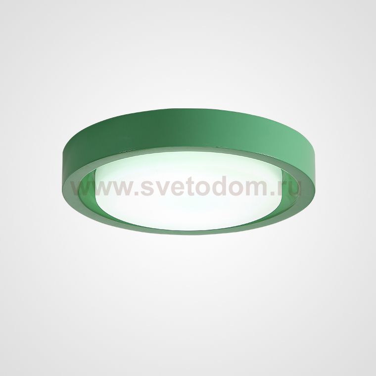 Потолочный светильник BUTTON D28 Green ImperiumLoft 101396-26