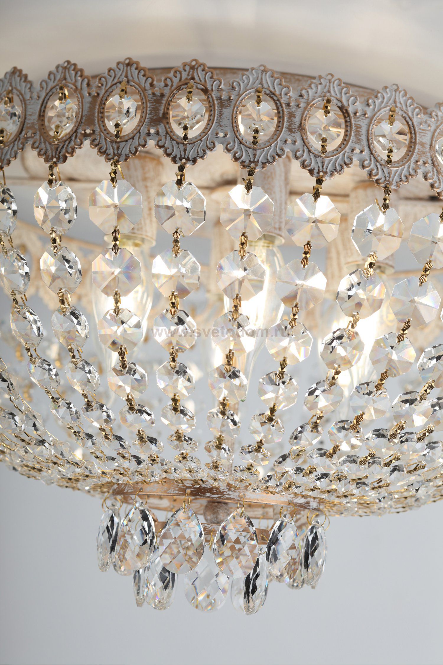 Люстра Rivoli Vittoria 1014-106 6 x E14 40 Вт хрусталь классика