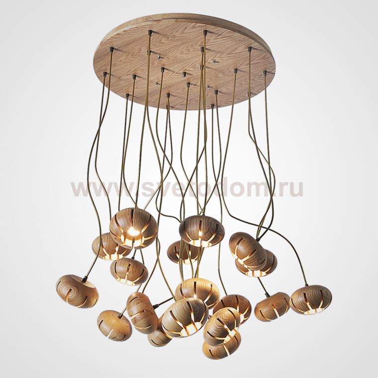 Дизайнерская люстра CAPSULES D60 Light wood ImperiumLoft 101406-26