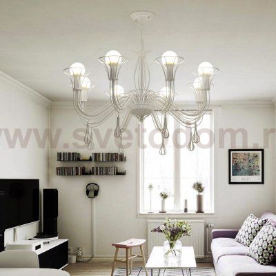 Подвесная люстра CAST 5 White ImperiumLoft 101410-26