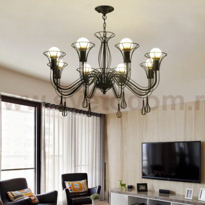 Подвесная люстра CAST 5 White ImperiumLoft 101410-26