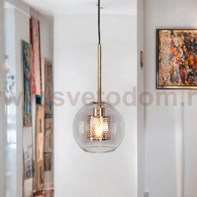 Подвесной светильник CATCH brass D20 ImperiumLoft 101416-26