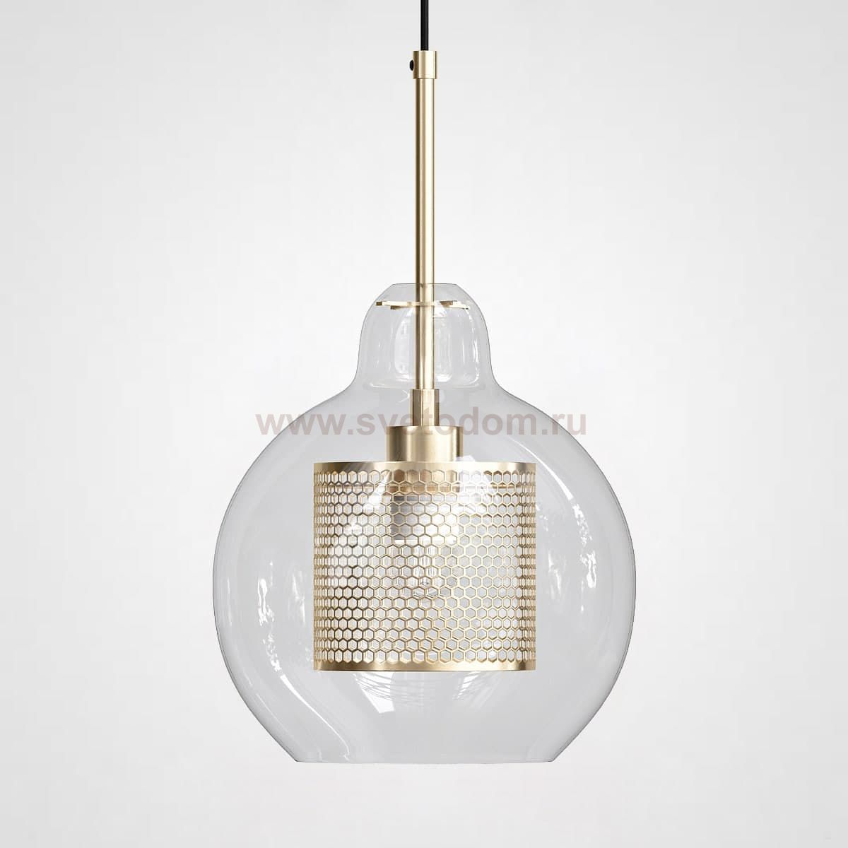 Подвесной светильник CATCH F pear brass D25 ImperiumLoft 101418-26