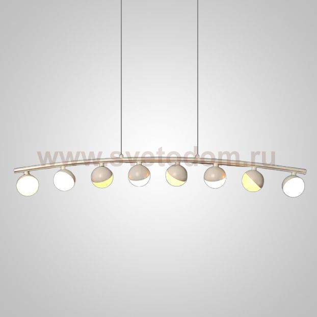 Подвесной реечный светильник CHOIR L8 White ImperiumLoft 101439-26