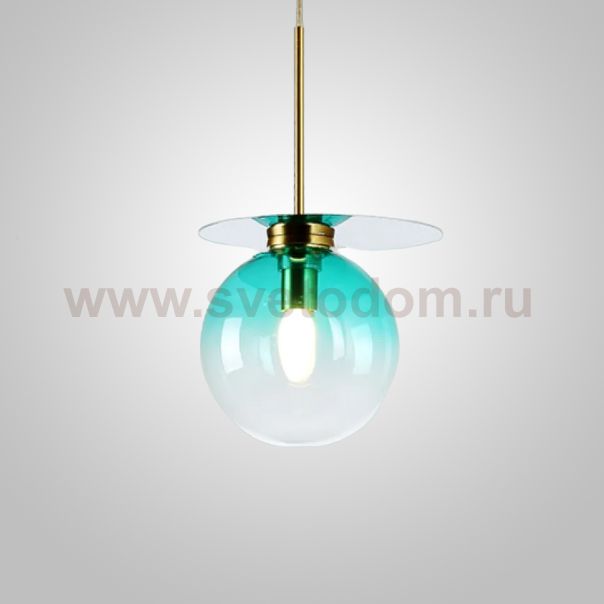 Подвесной светильник Bomma Umbra Pendant Light Green ImperiumLoft 101467-26
