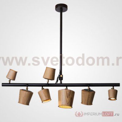Подвесной реечный светильник CONNY L7 Light brown ImperiumLoft 101472-26