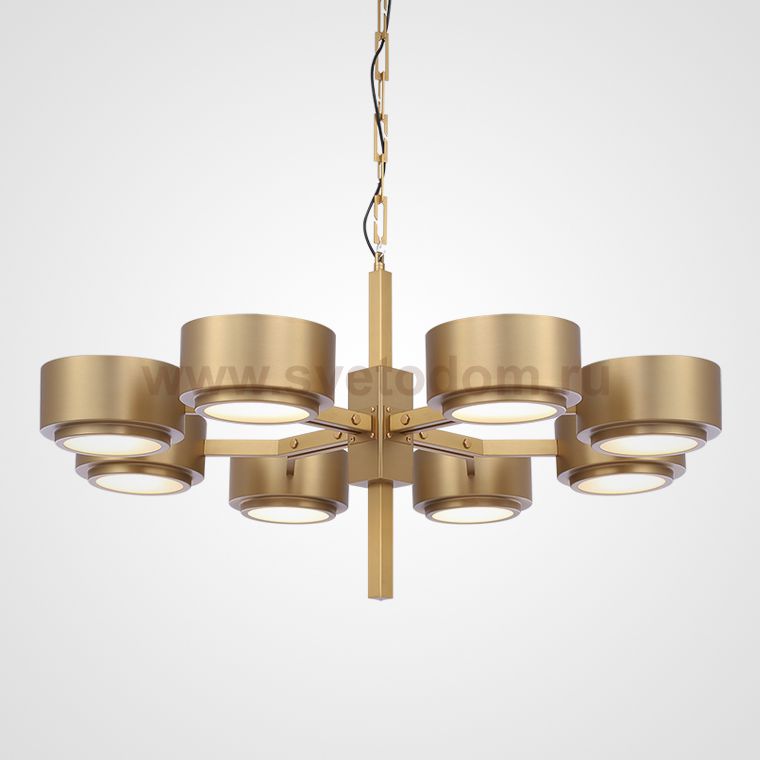 Подвесная люстра Hans-Agne Jakobsson Large Brass Chandelier for Markaryd in Sweden L6 ImperiumLoft 101486-26