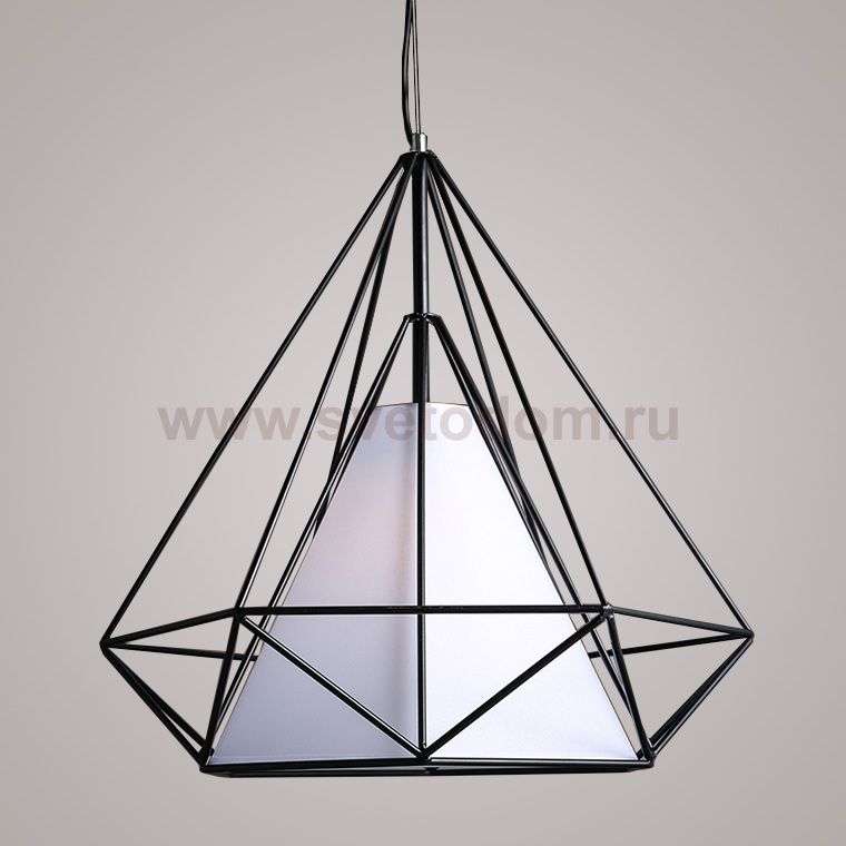 Подвесной светильник The Diamond Chandelier Kevin Reilly 1 D28 Черный ImperiumLoft 101516-26