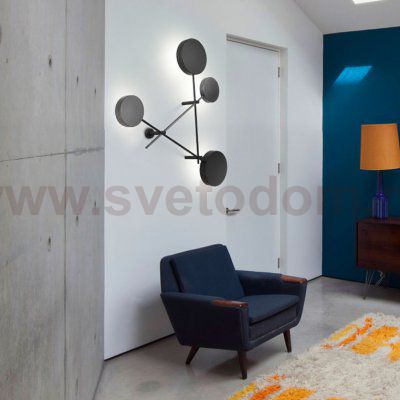 Бра Iride Bernhardt dots 100 cm Черный ImperiumLoft 101537-26