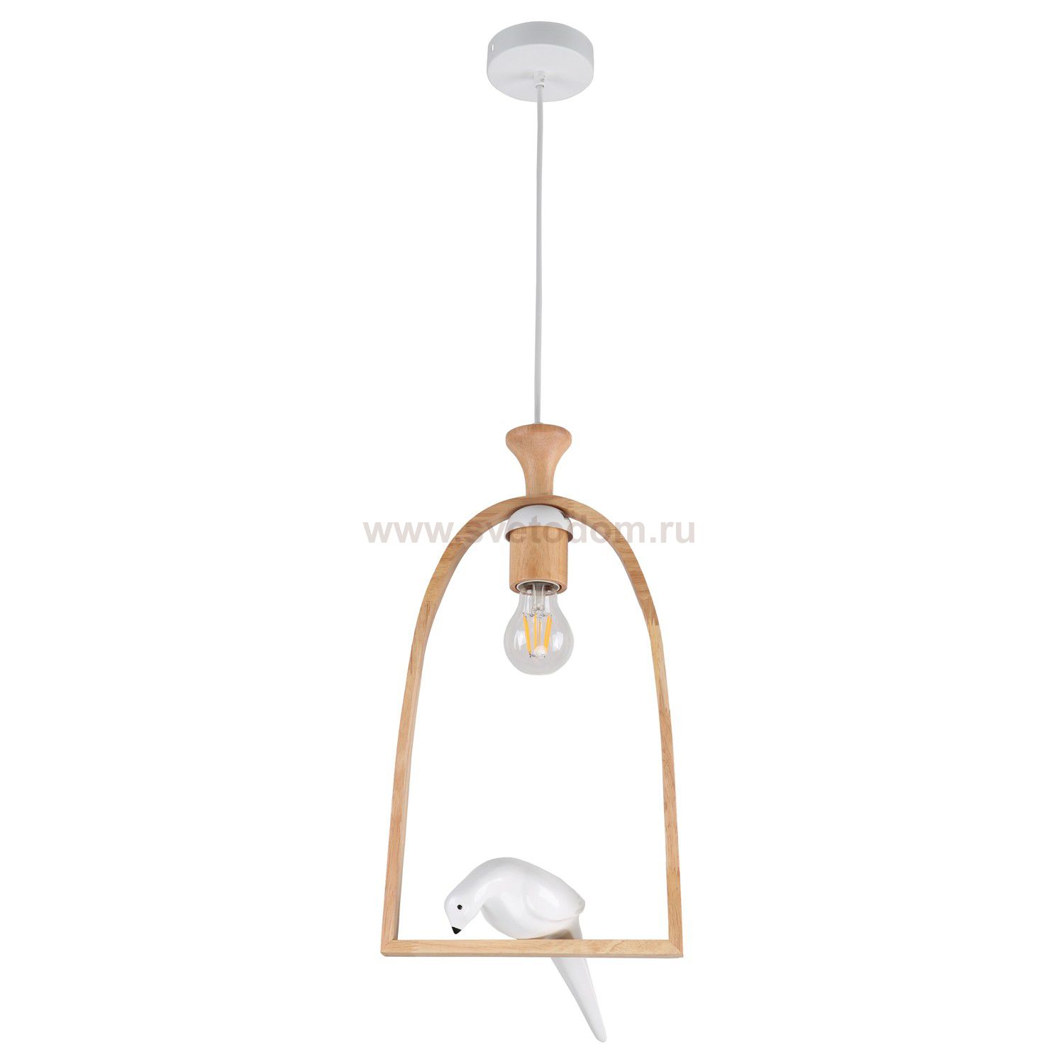 Подвесной светильник 10154/1P WT+WD Экономсвет