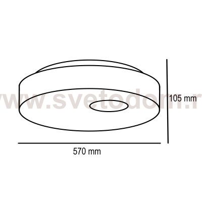 Потолочный светильник ECLA D57 ImperiumLoft 101547-26