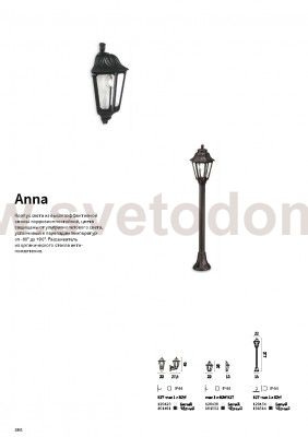 Ideal Lux DAFNE AP1 SMALL NERO