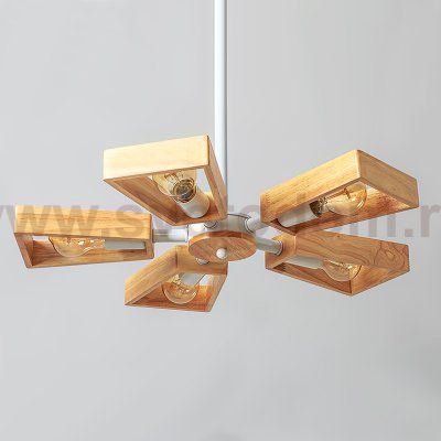 Люстра на штанге FAN White ImperiumLoft 101567-26