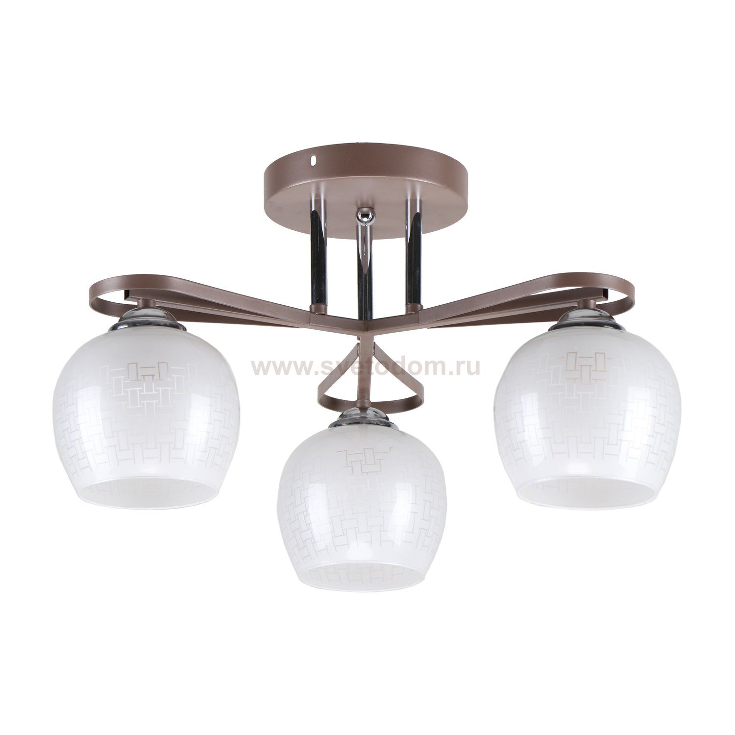 Подвесной светильник Экономсвет 10163/3COP+CR WT