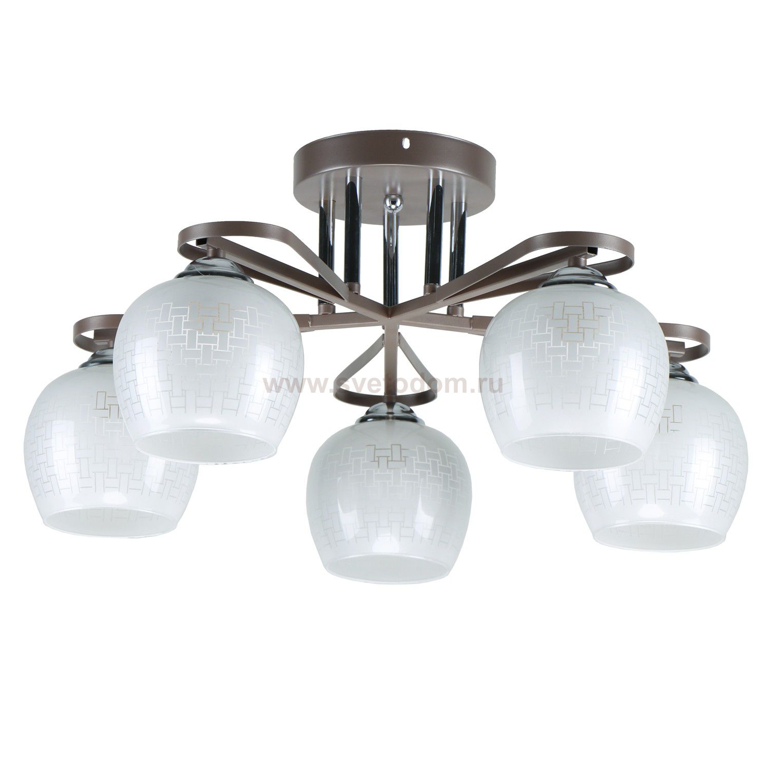 Люстра классическая 10163/5COP+CR WT Gerhort