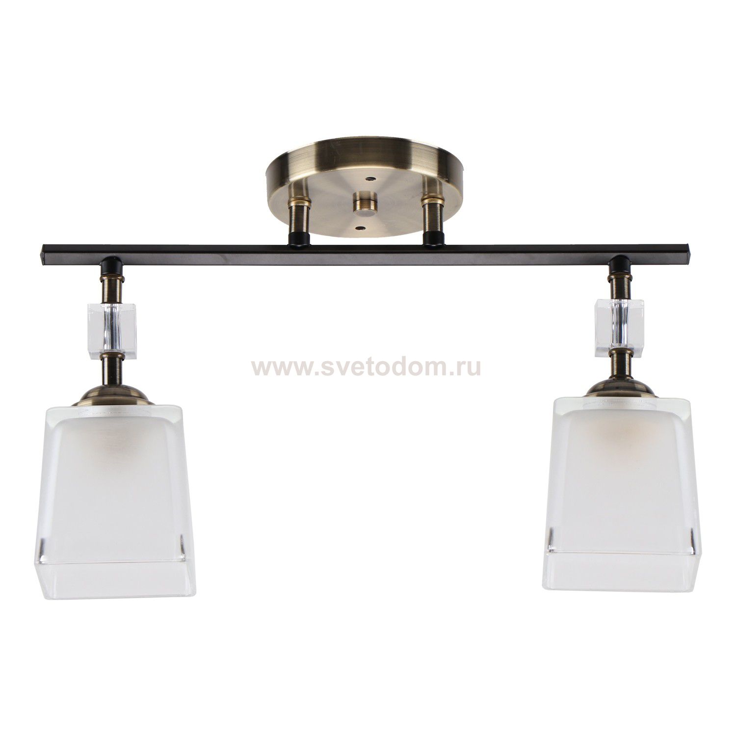 Люстра эконом 10164/2AB+BK WT Экономсвет