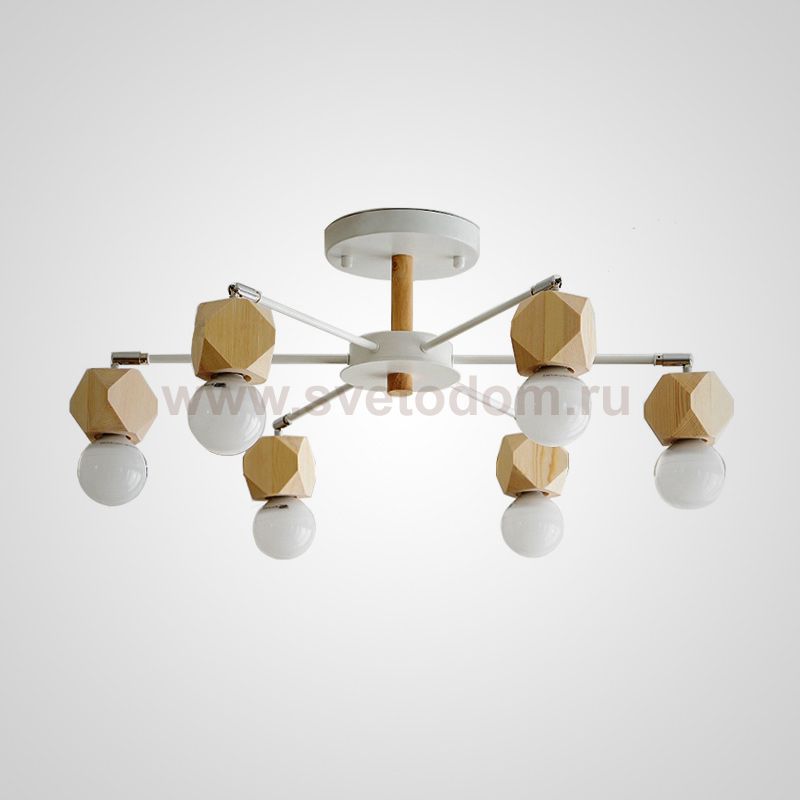 Люстра на штанге JX D78 White ImperiumLoft 101700-26