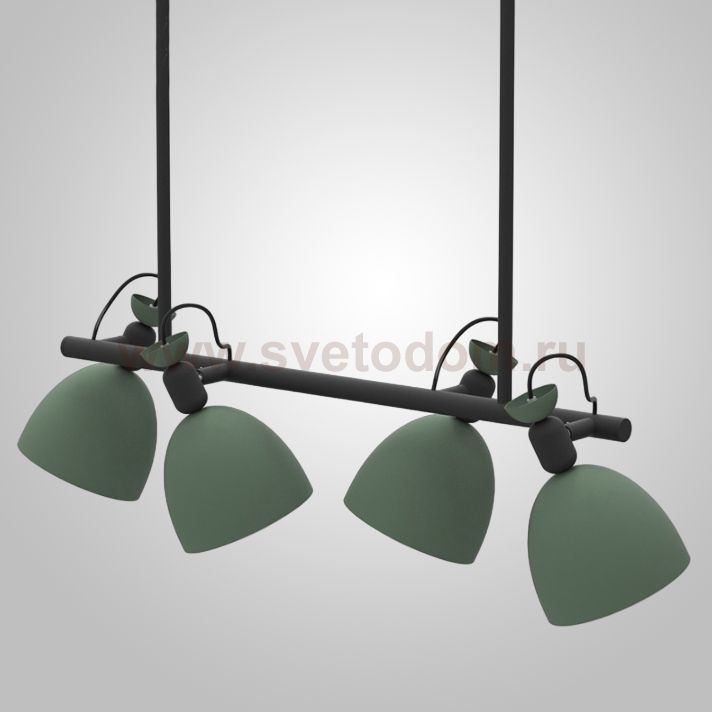 Подвесной реечный светильник LONG Green ImperiumLoft 101751-26