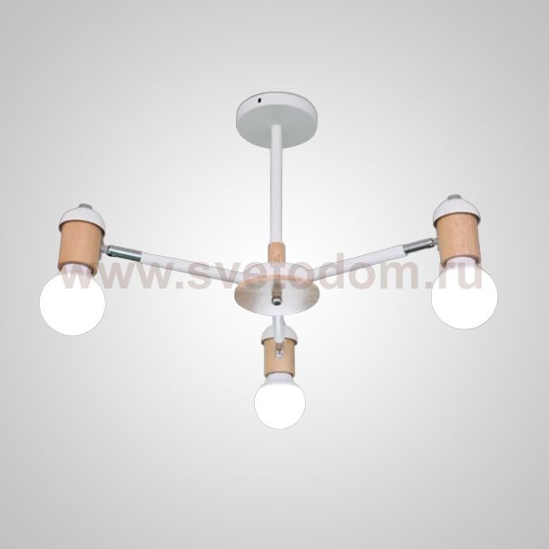 Люстра на штанге MERE D55 White ImperiumLoft 101789-26